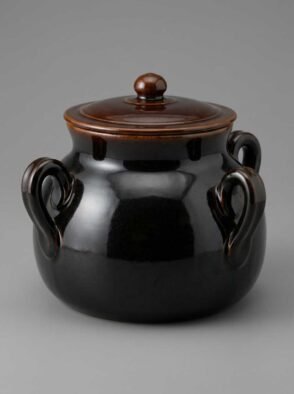 Fagioliera con coperchio in terracotta 4/2 manici